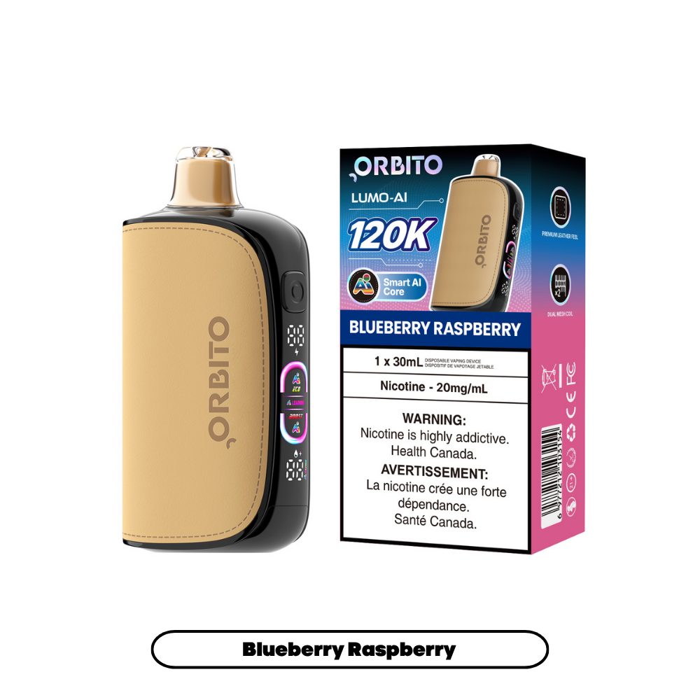 Blueberry Raspberry by ORBITO LUMO AI 120K - 30ml