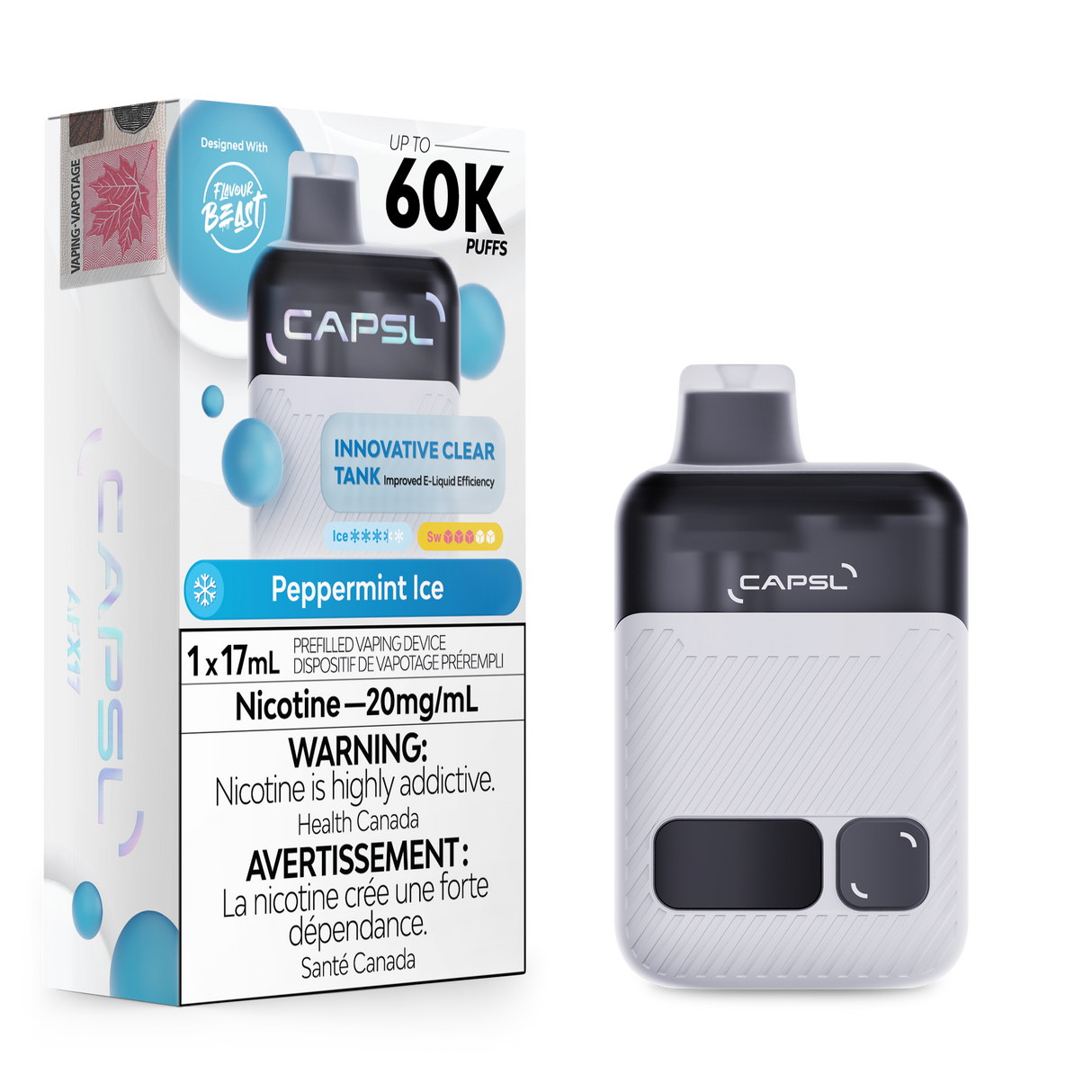 Peppermint Ice - CAPSL AFX17 60K - 17mL