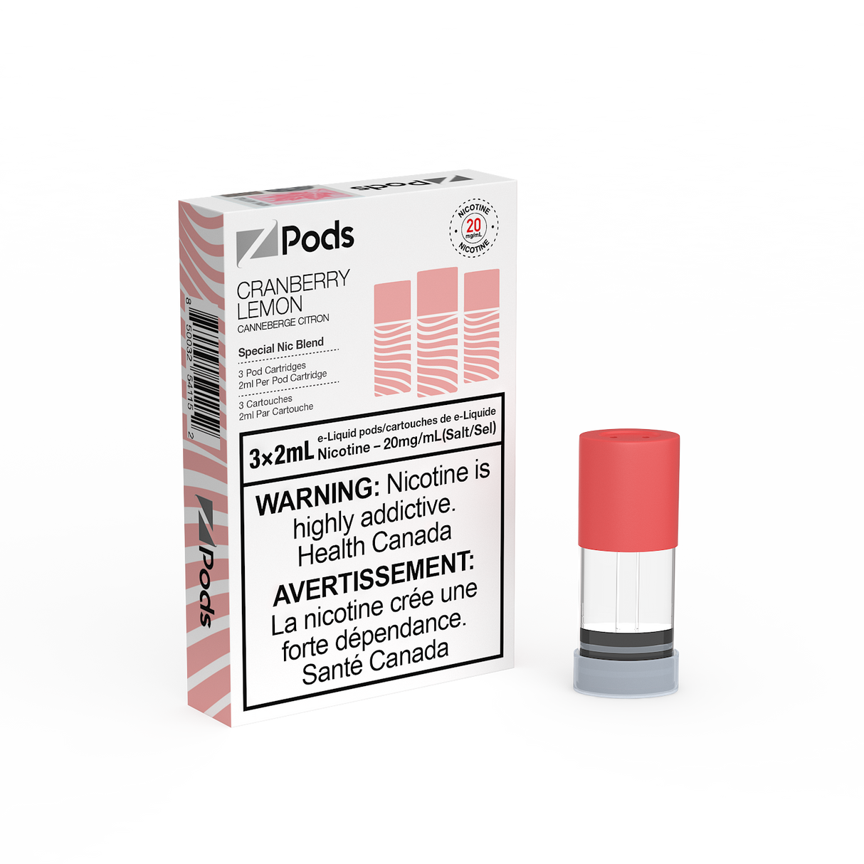 Cranberry Lemon - Z PODS 3pk PODS - 6mL