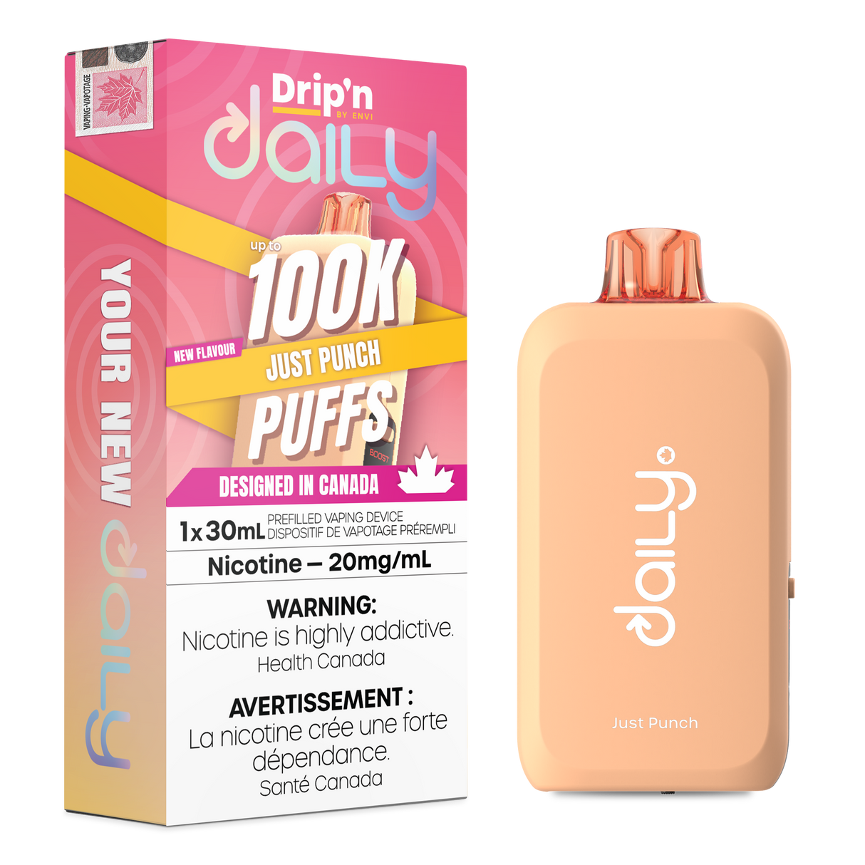 Just Punch - DRIP'N DAILY 100K by ENVI - 30mL