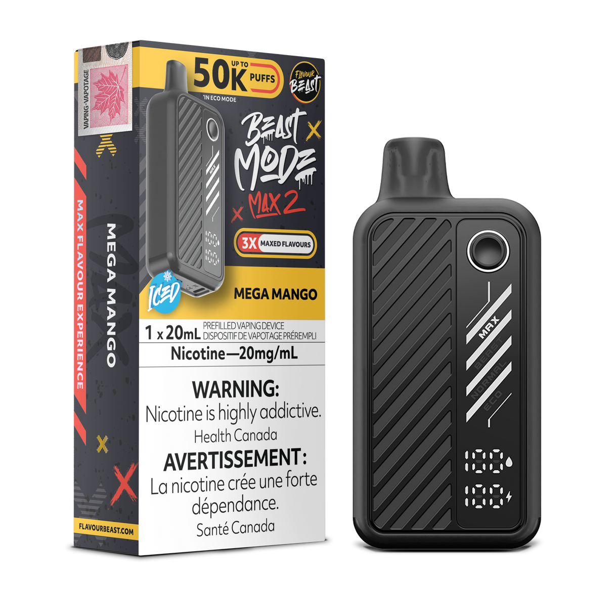 Mega Mango - FLAVOUR BEAST BEAST MODE MAX 2 50K - 20mL