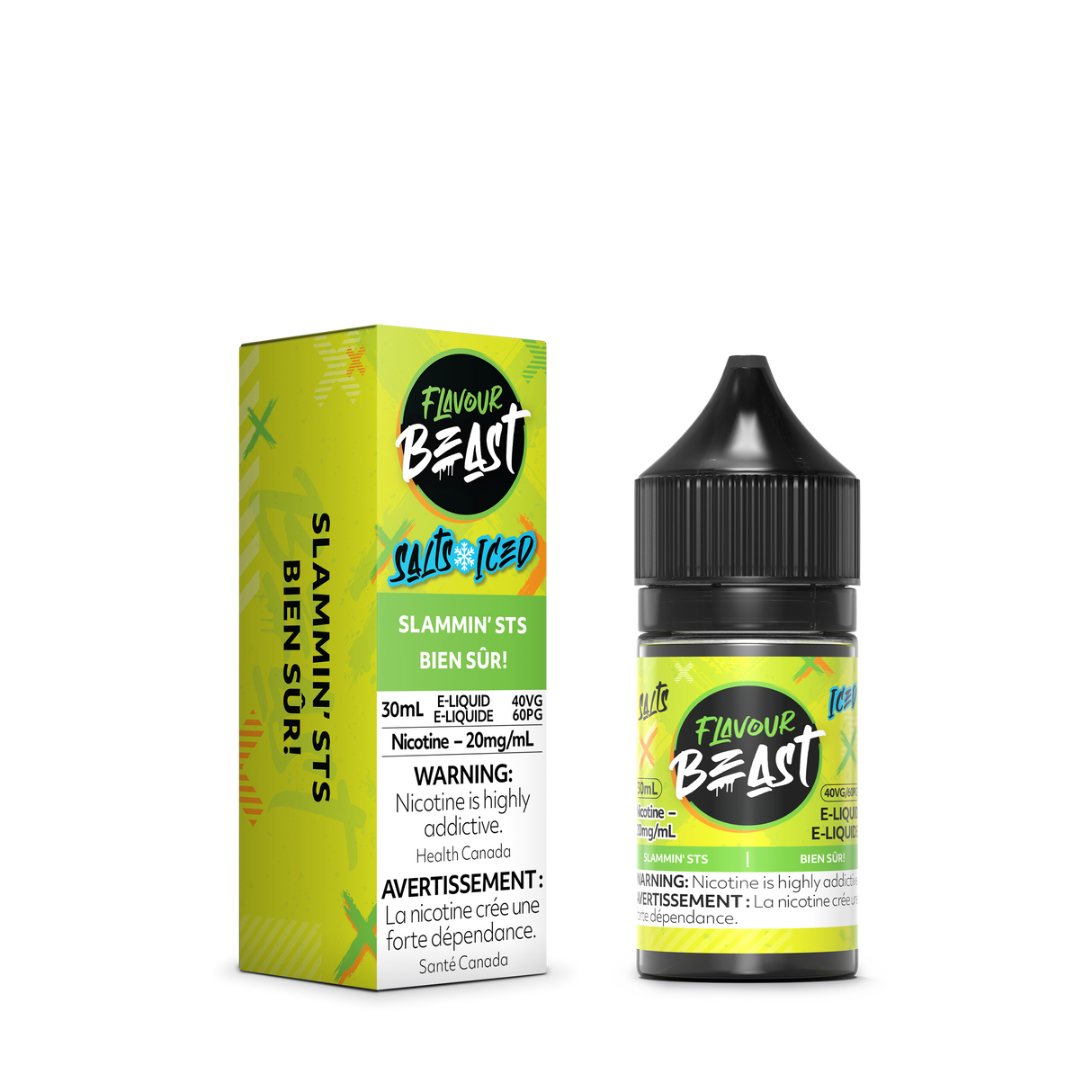 SLAMMIN' STS ICED by FLAVOUR BEAST SALT (30mL)