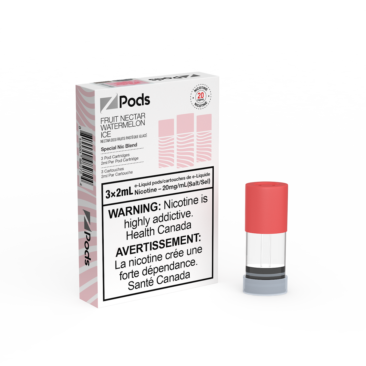 Fruit Punch Watermelon Ice - Z PODS 3pk PODS - 6mL