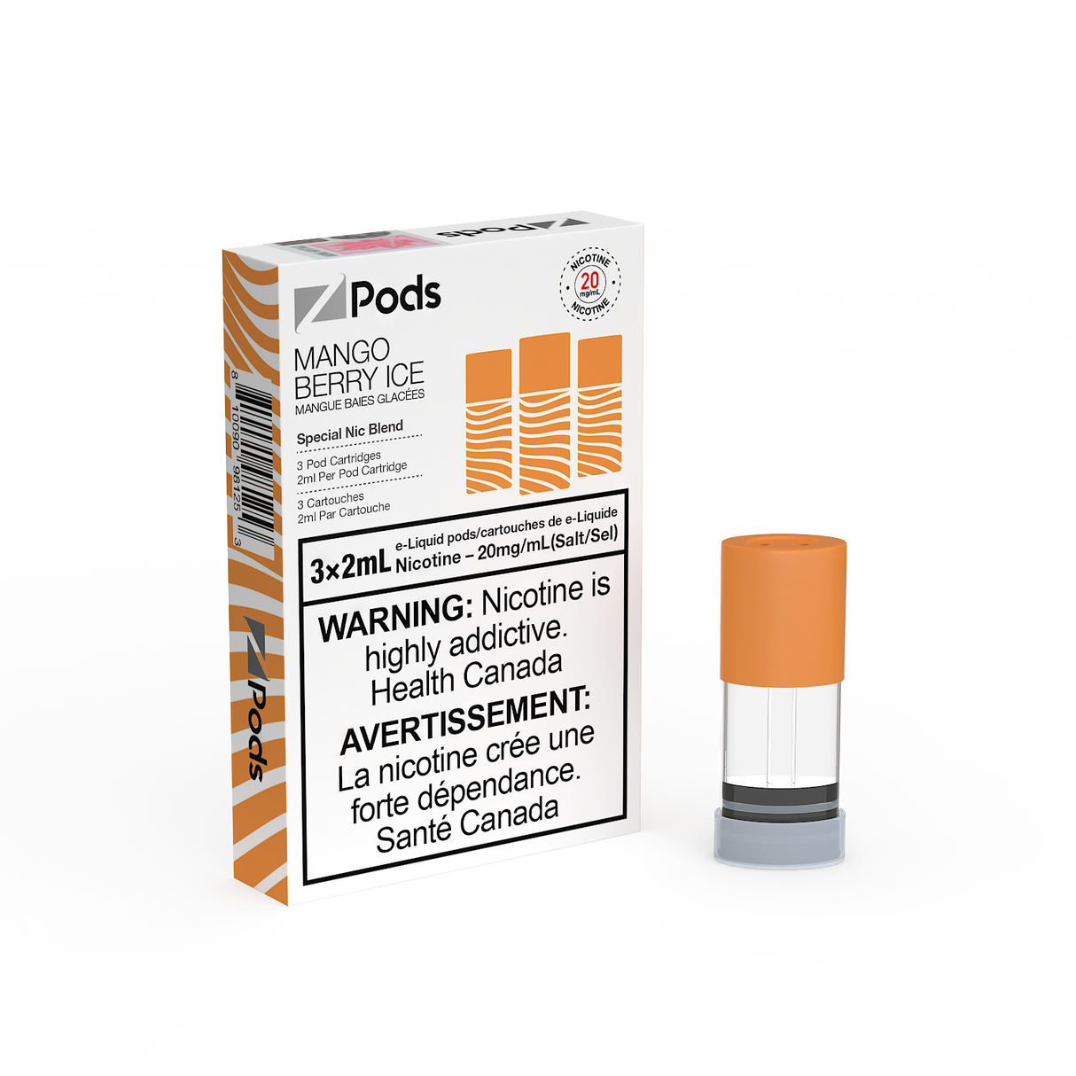 Mango Berry Ice - Z PODS 3pk PODS - 6mL