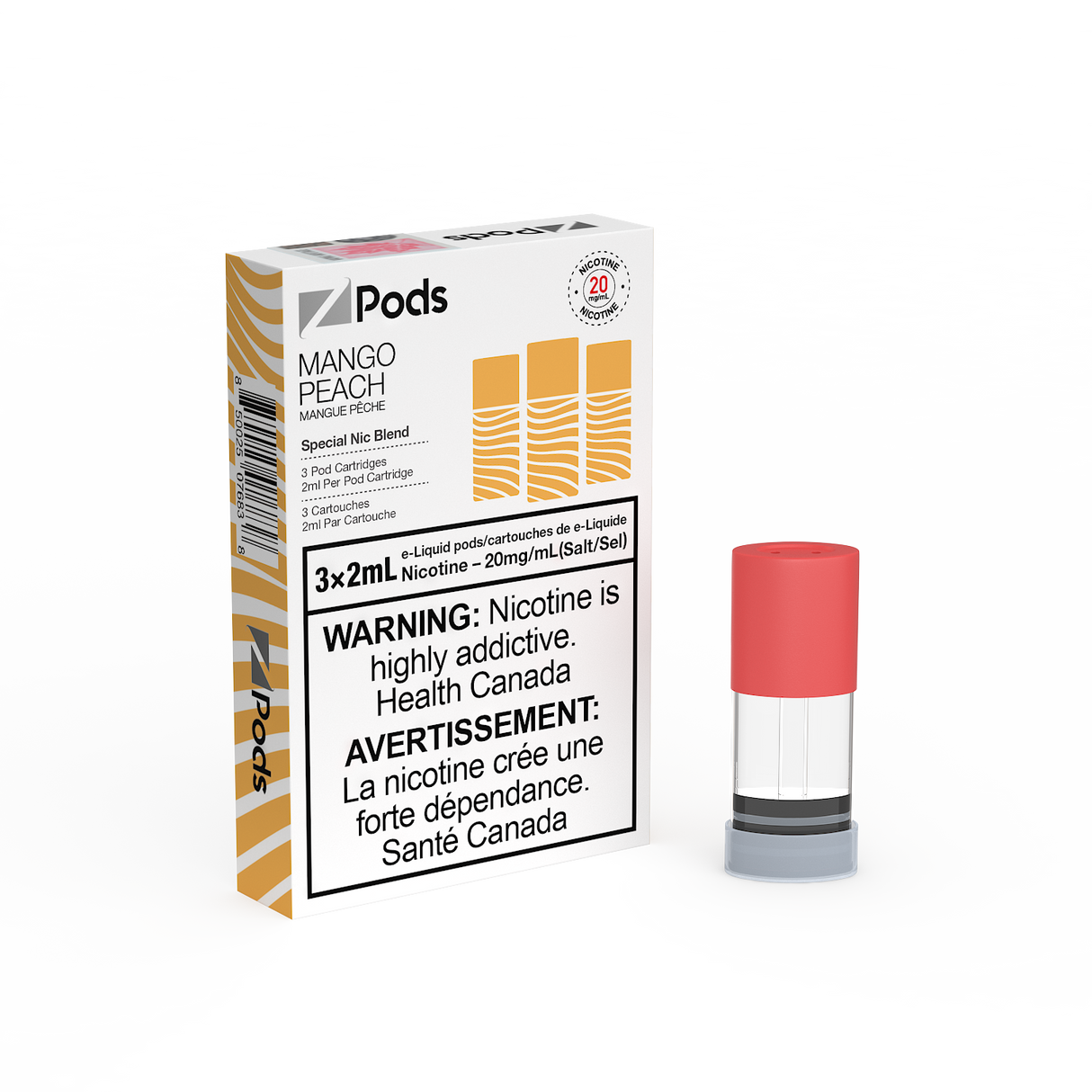 Mango Peach - Z PODS 3pk PODS - 6mL