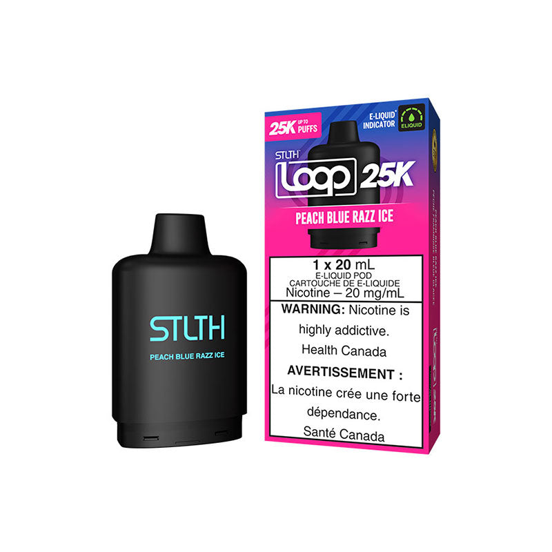 Peach Blue Razz Ice - STLTH LOOP 2 25K - 20ml
