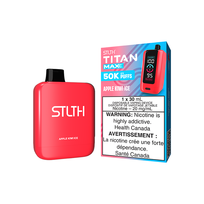 Apple Kiwi Ice - STLTH TITAN MAX 50K - 30mL