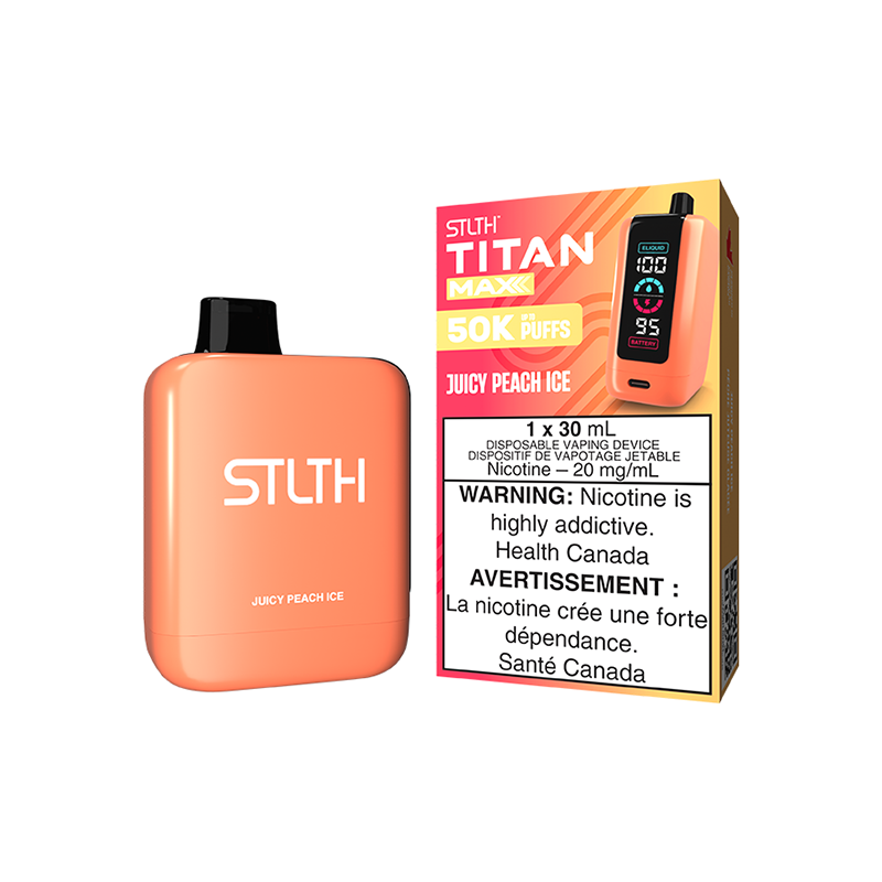 STLTH TITAN MAX 50K - Juicy Peach Ice - 30mL