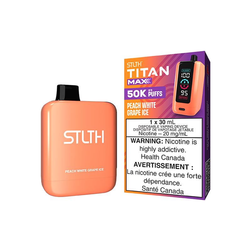 Peach White Grape Ice - STLTH TITAN MAX 50K - 30mL