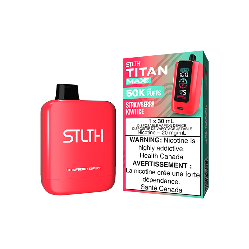 STLTH TITAN MAX 50K - Strawberry Kiwi Ice - 30mL