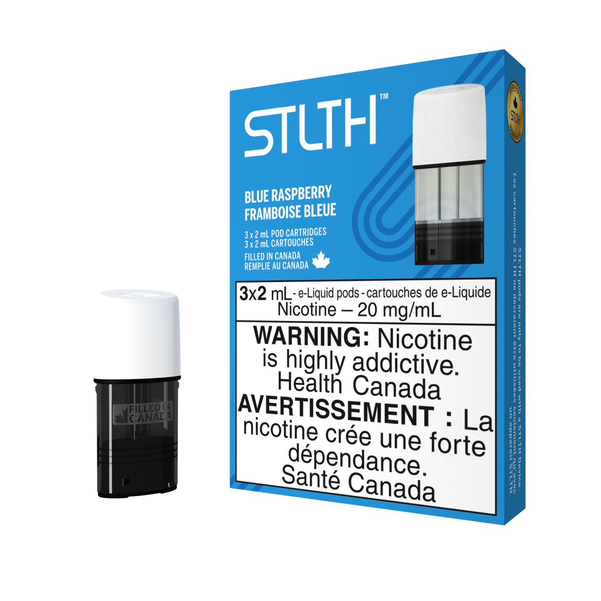 Blue Raspberry - STLTH 3pk PODS - 6ml