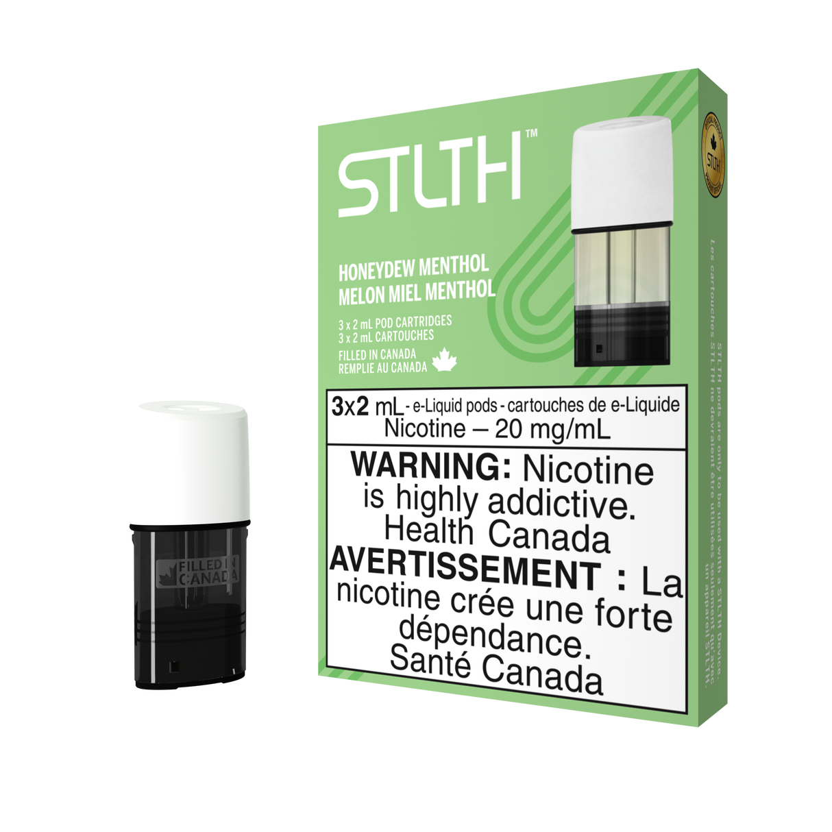 Honeydew Menthol - STLTH 3pk PODS - 6ml