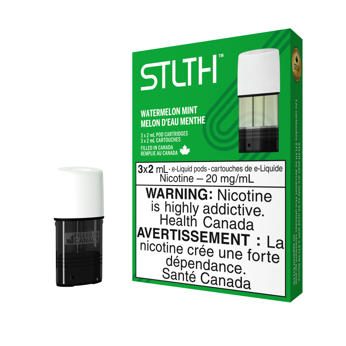 Watermelon Mint - STLTH 3pk PODS - 6ml