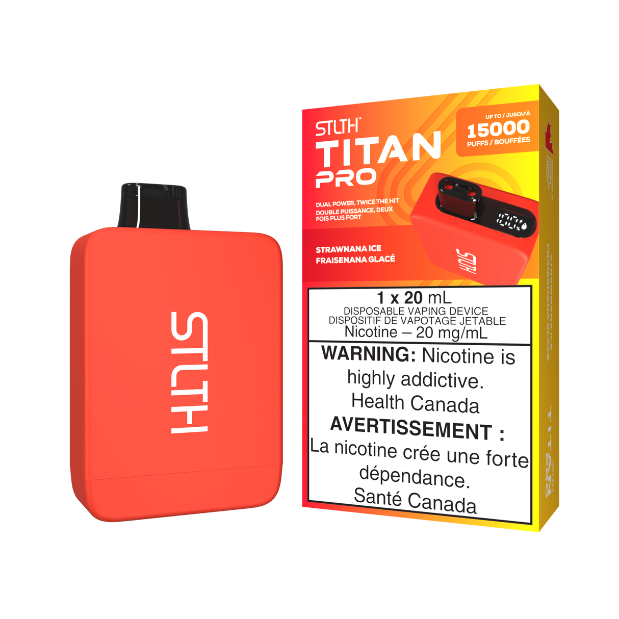Strawnana Ice - STLTH TITAN PRO 15K - 20mL