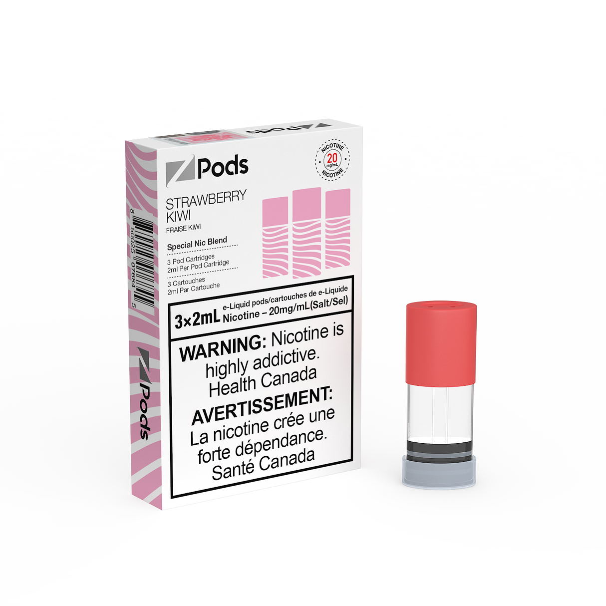 Strawberry Kiwi - Z PODS 3pk PODS - 6mL