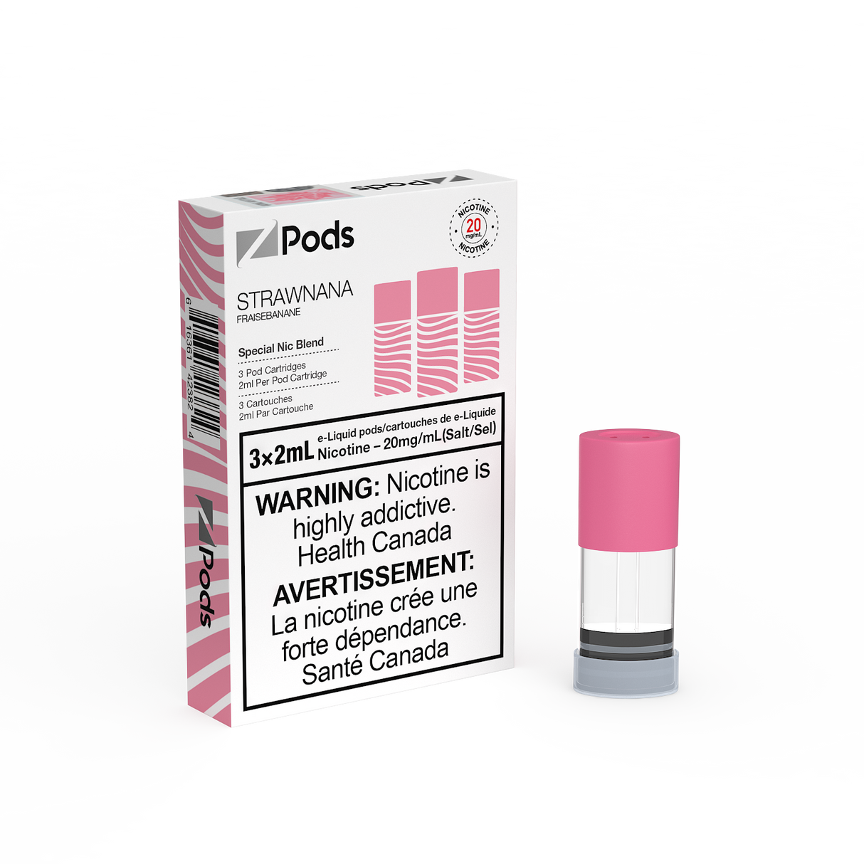 Strawnana - Z PODS 3pk PODS - 6mL