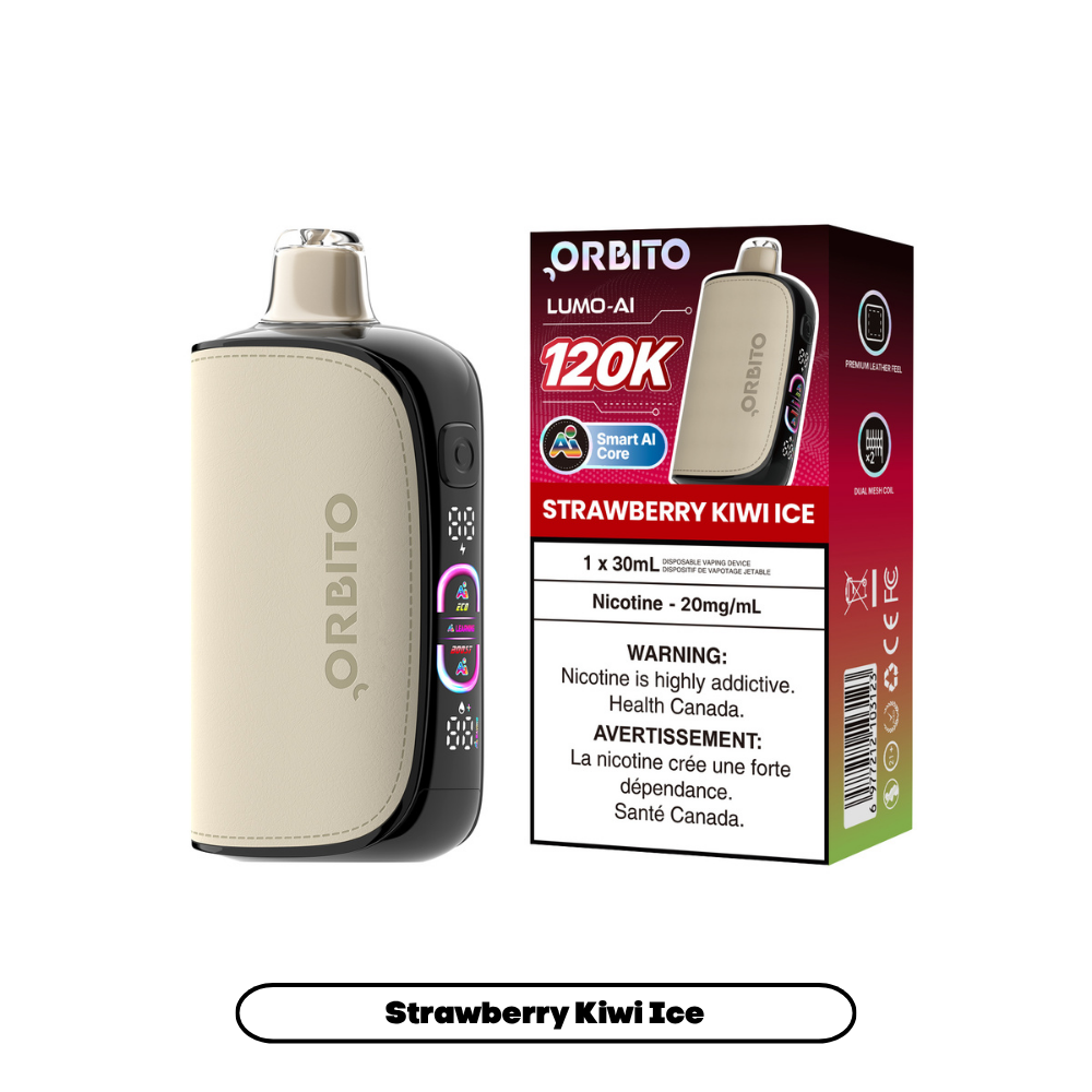 Strawberry Kiwi Ice by ORBITO LUMO AI 120K - 30ml