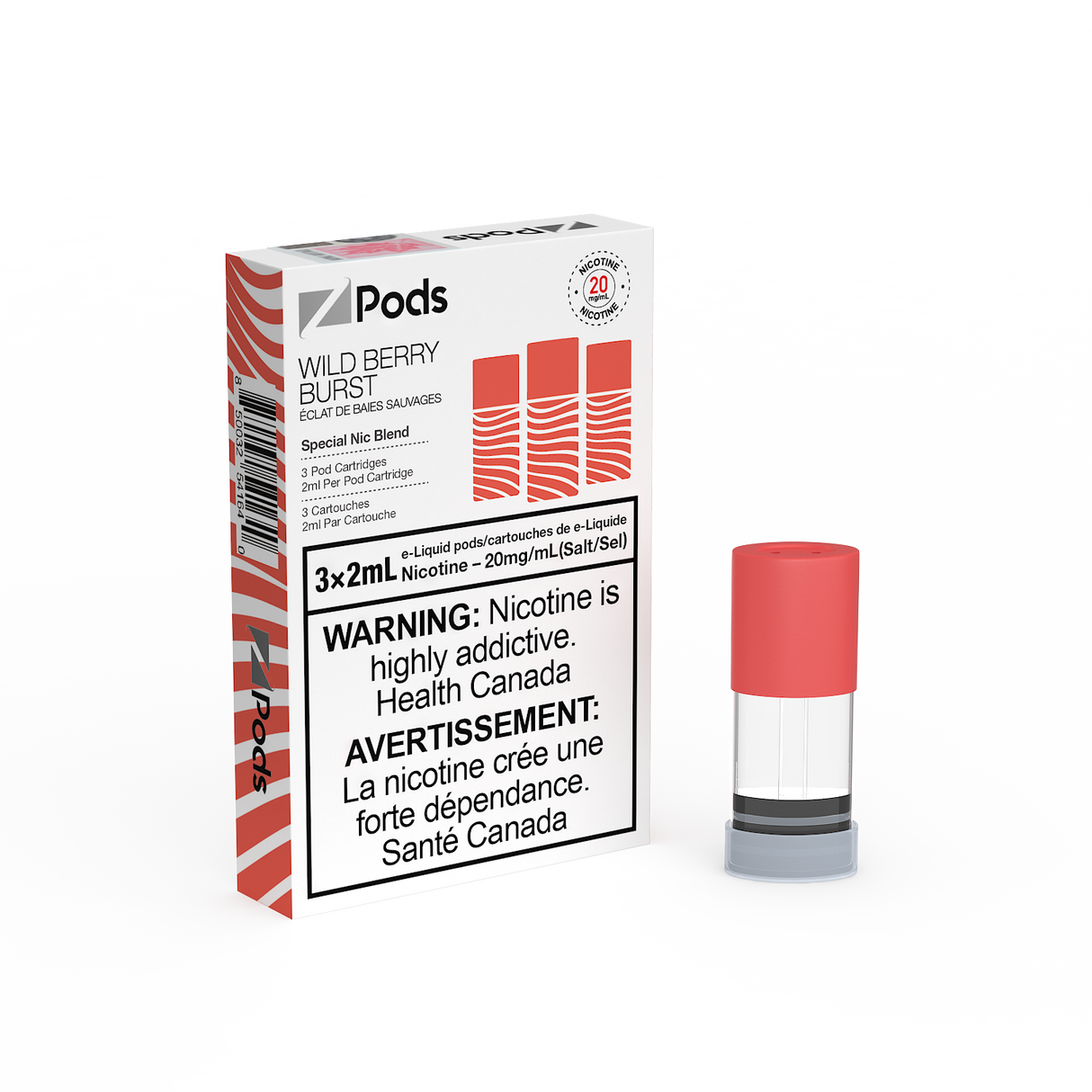 Wild Berry Burst - Z PODS 3pk PODS - 6mL