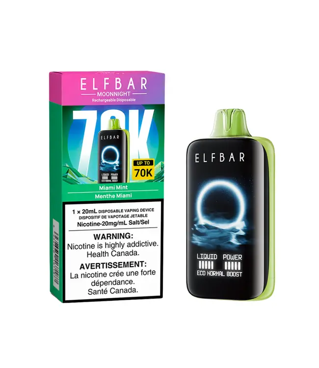 Miami Mint - ELFBAR MOONNIGHT 70K - 20mL