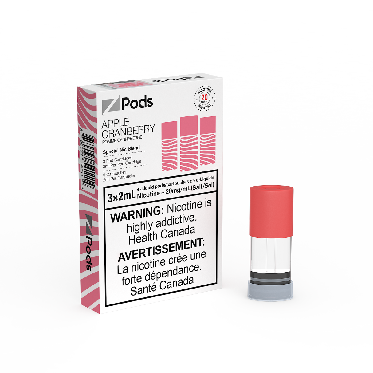 Apple Cranberry -  Z PODS 3pk PODS - 6mL