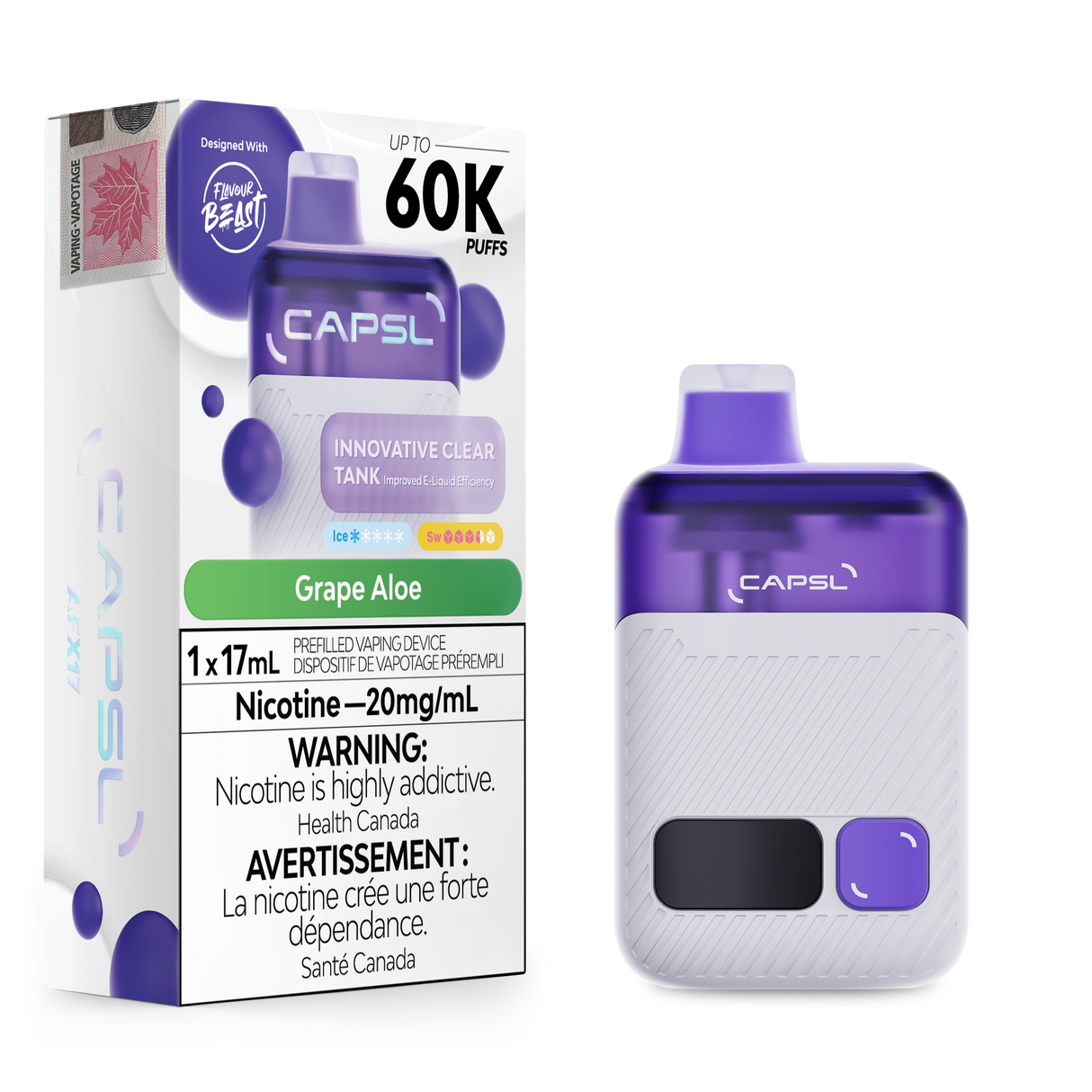Grape Aloe - CAPSL AFX17 60K - 17mL