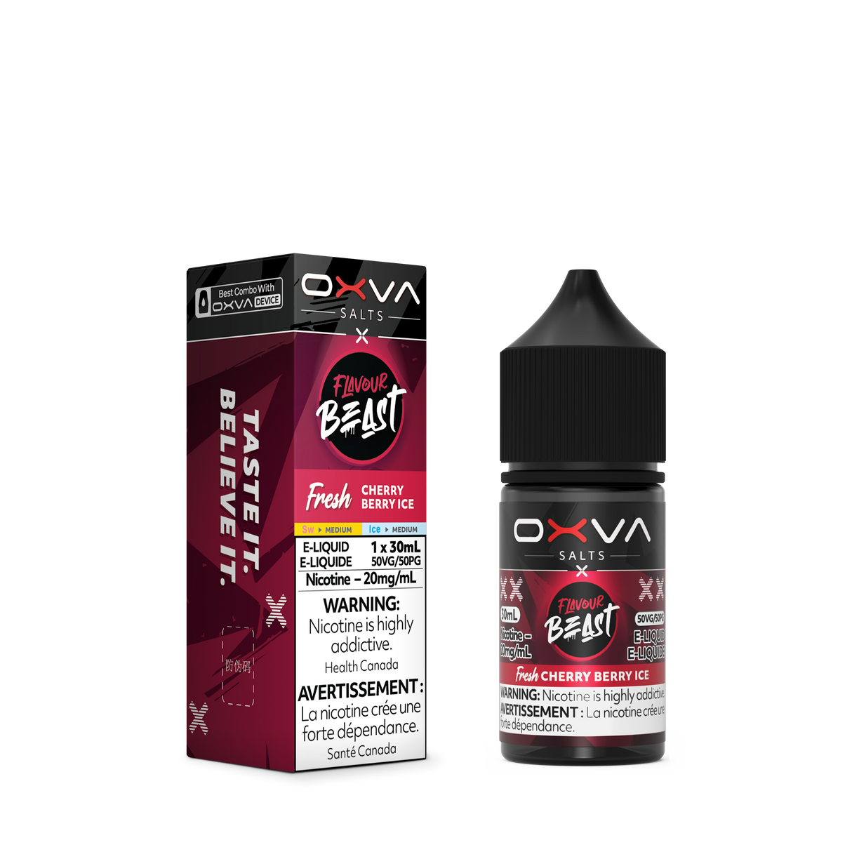 Fresh Cherry Berry Ice by Flavour Beast x OXVA (30mL)