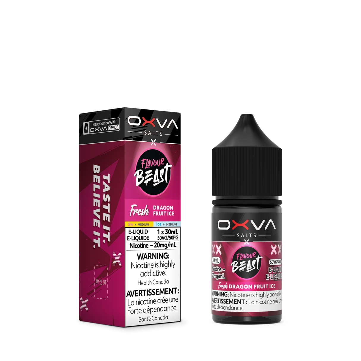 Fresh Dragon Fruit Ice by Flavour Beast x OXVA (30mL)