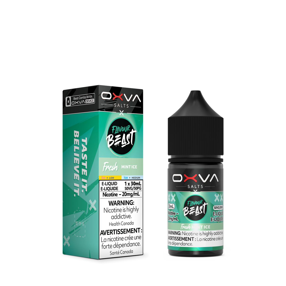 Fresh Mint Ice by Flavour Beast x OXVA (30mL)