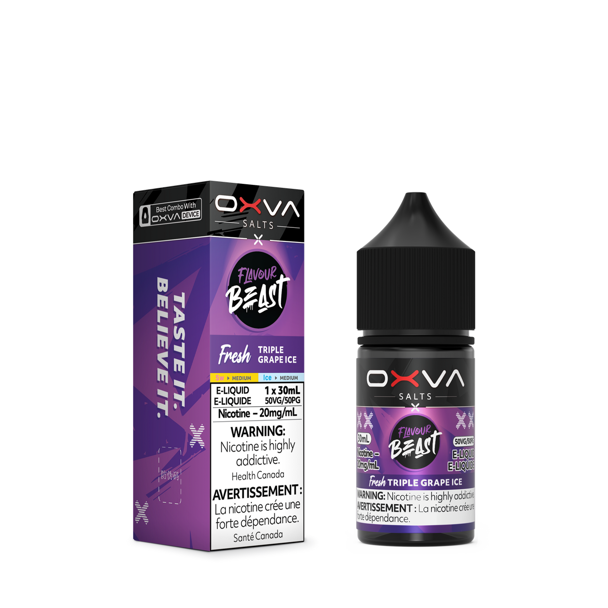 Fresh Triple Grape Ice by Flavour Beast x OXVA (30mL)