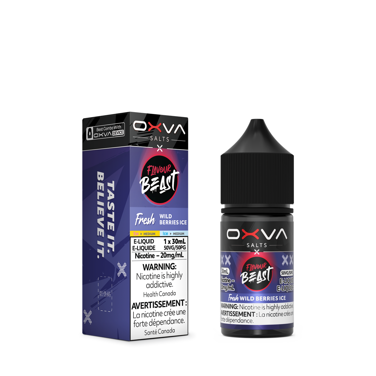 Fresh Wild Berries Ice by Flavour Beast x OXVA (30mL)