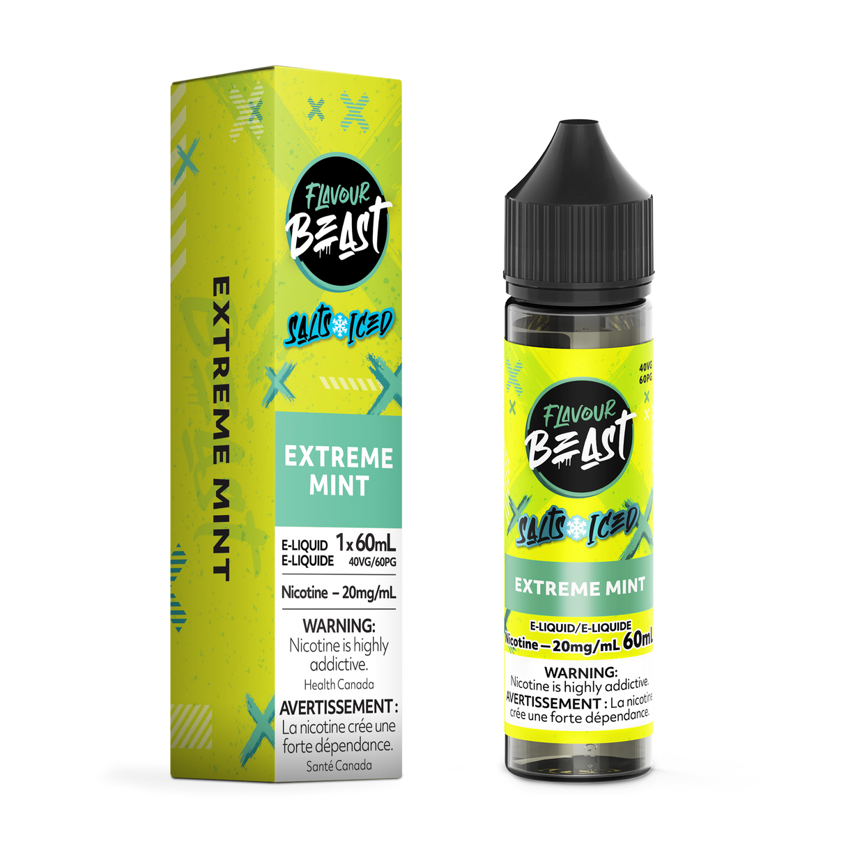 EXTREME MINT ICED by FLAVOUR BEAST SALT (60mL)