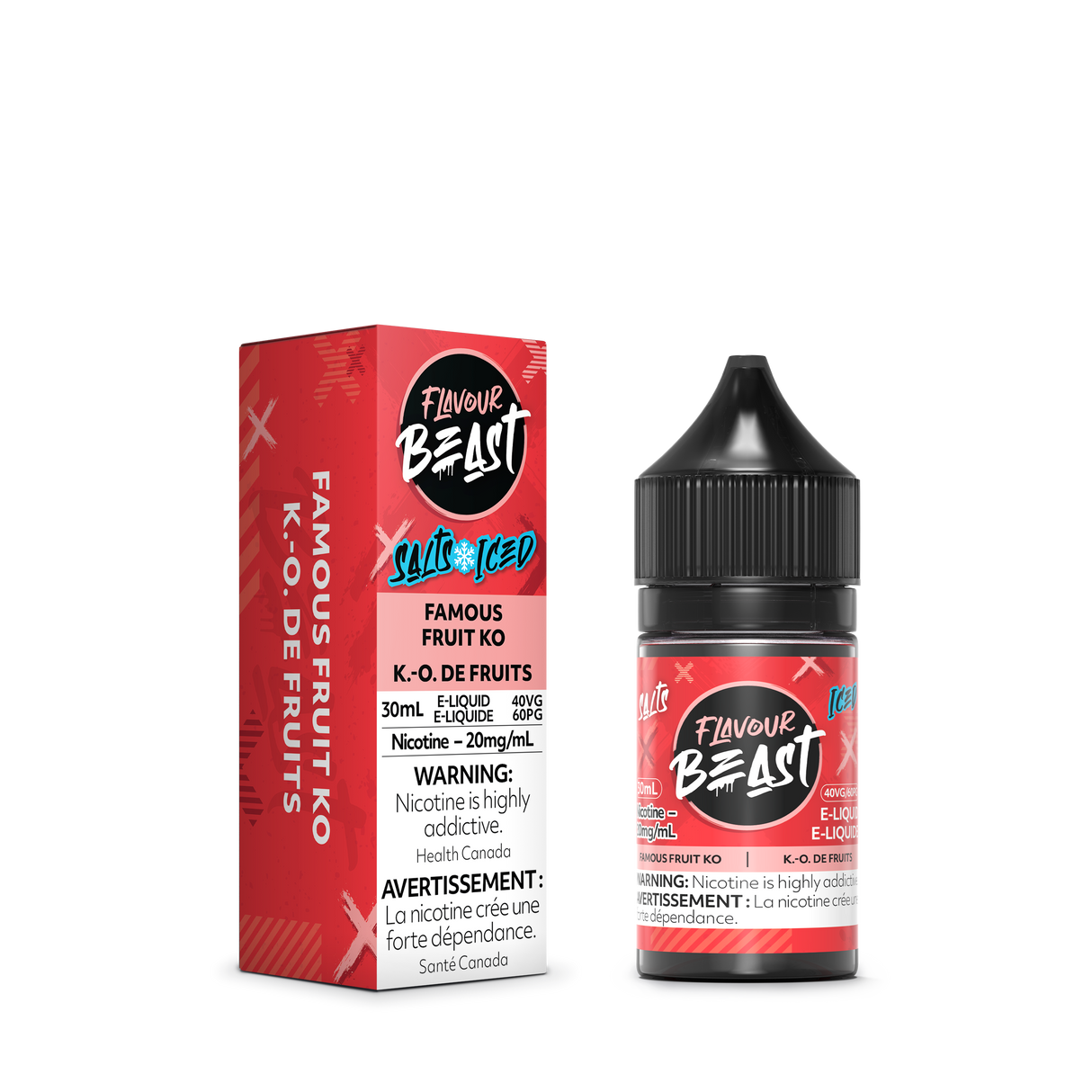 FAMOUS FRUIT KO ICED by FLAVOUR BEAST SALT (30mL)