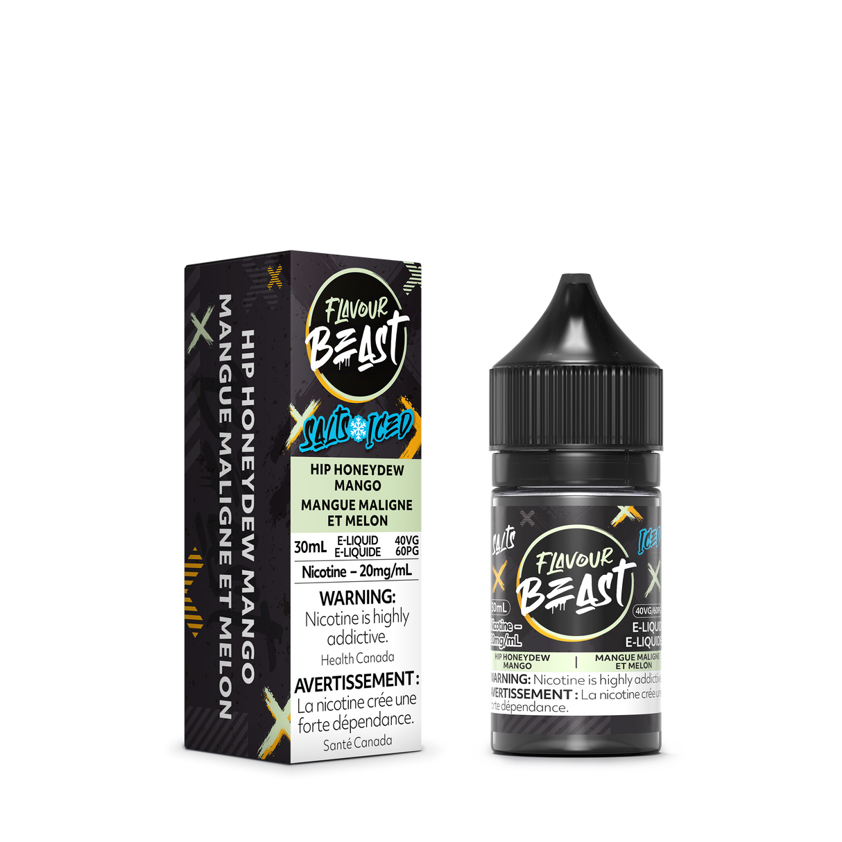 HIP HONEYDEW MANGO ICED by FLAVOUR BEAST SALT (30mL)