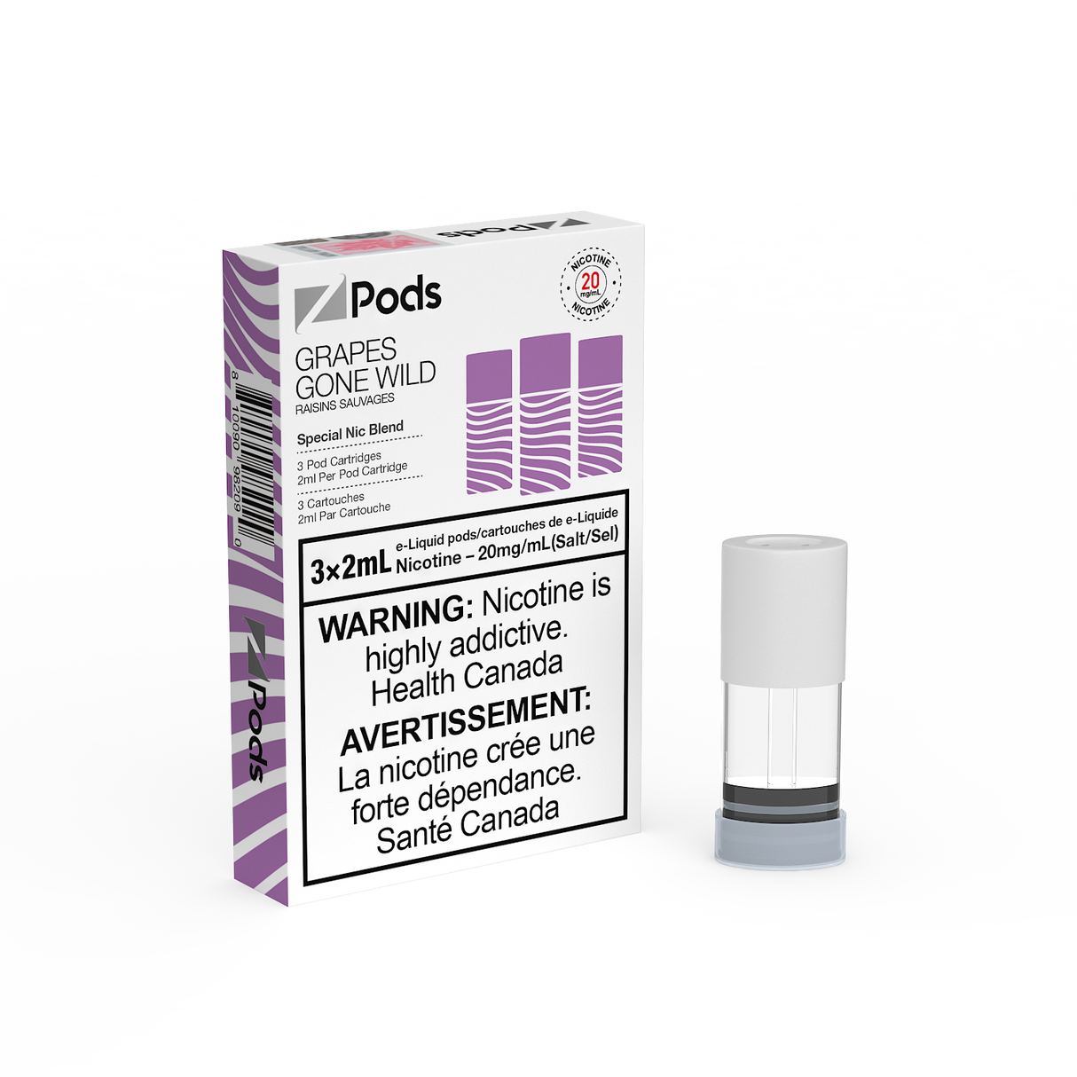 Grapes Gone Wild -  Z PODS 3pk PODS - 6mL