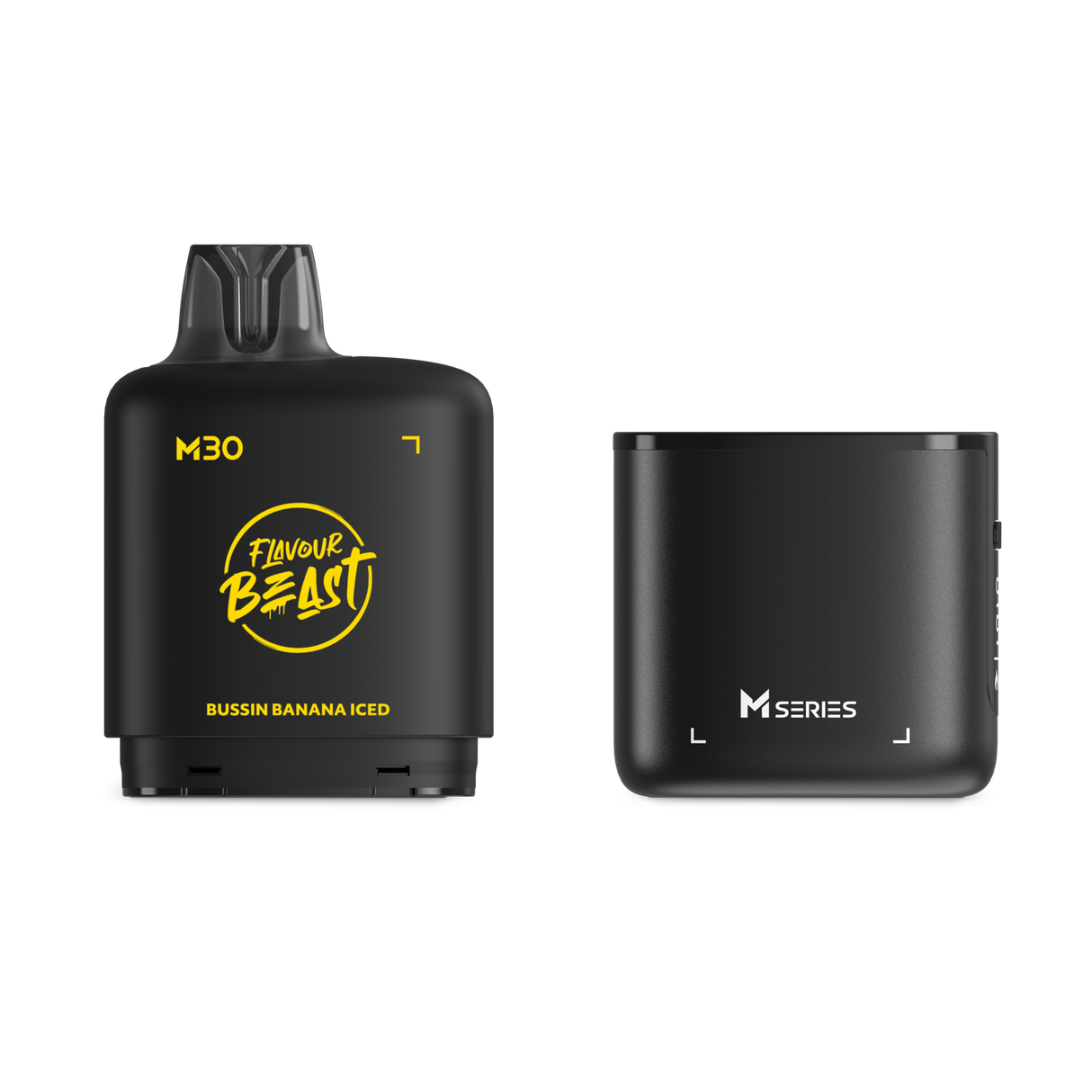 Bussin Banana Iced - LEVEL X FLAVOUR BEAST M30 120K STARTER KIT - 30mL