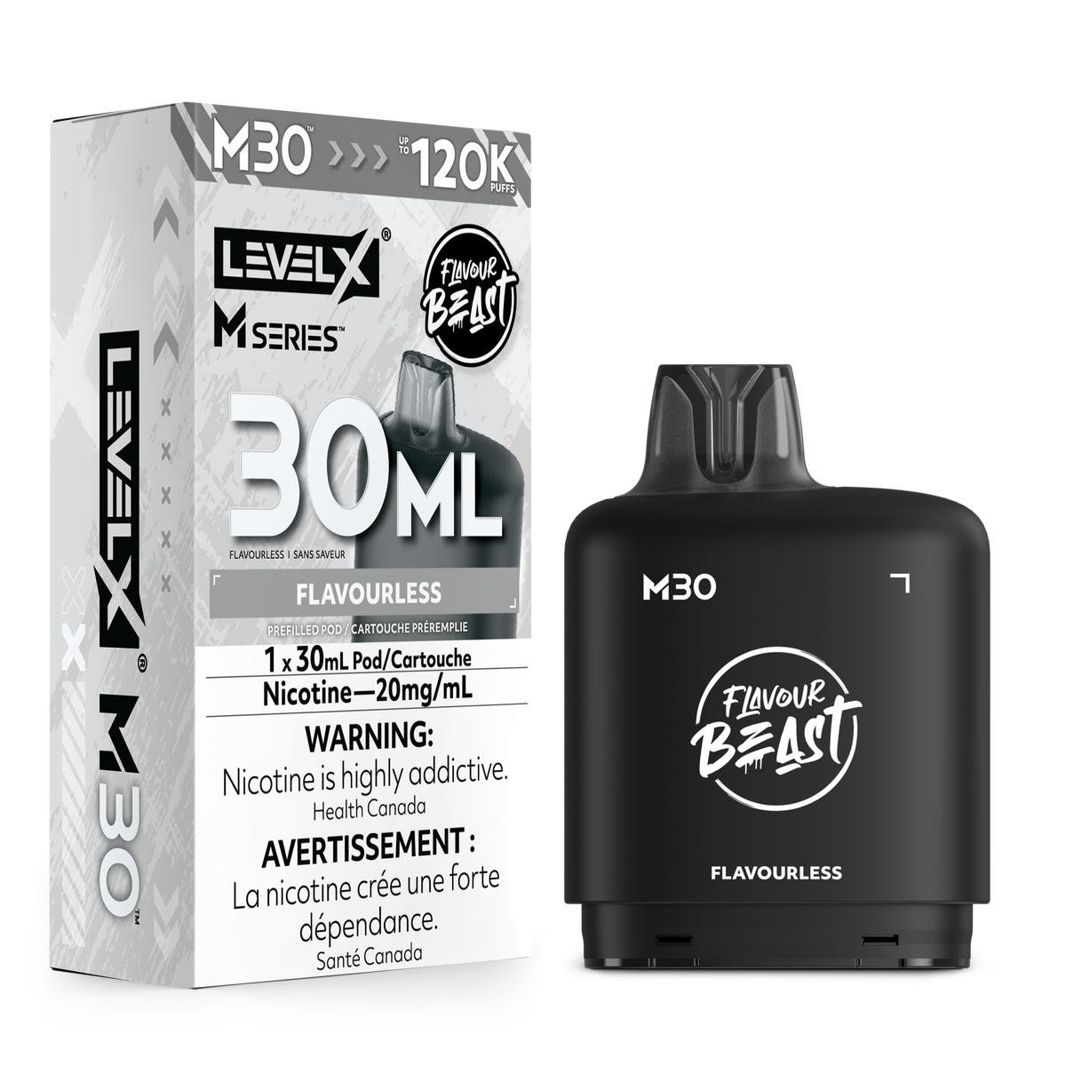 Level X M30 FB 120K - Flavourless - 30mL