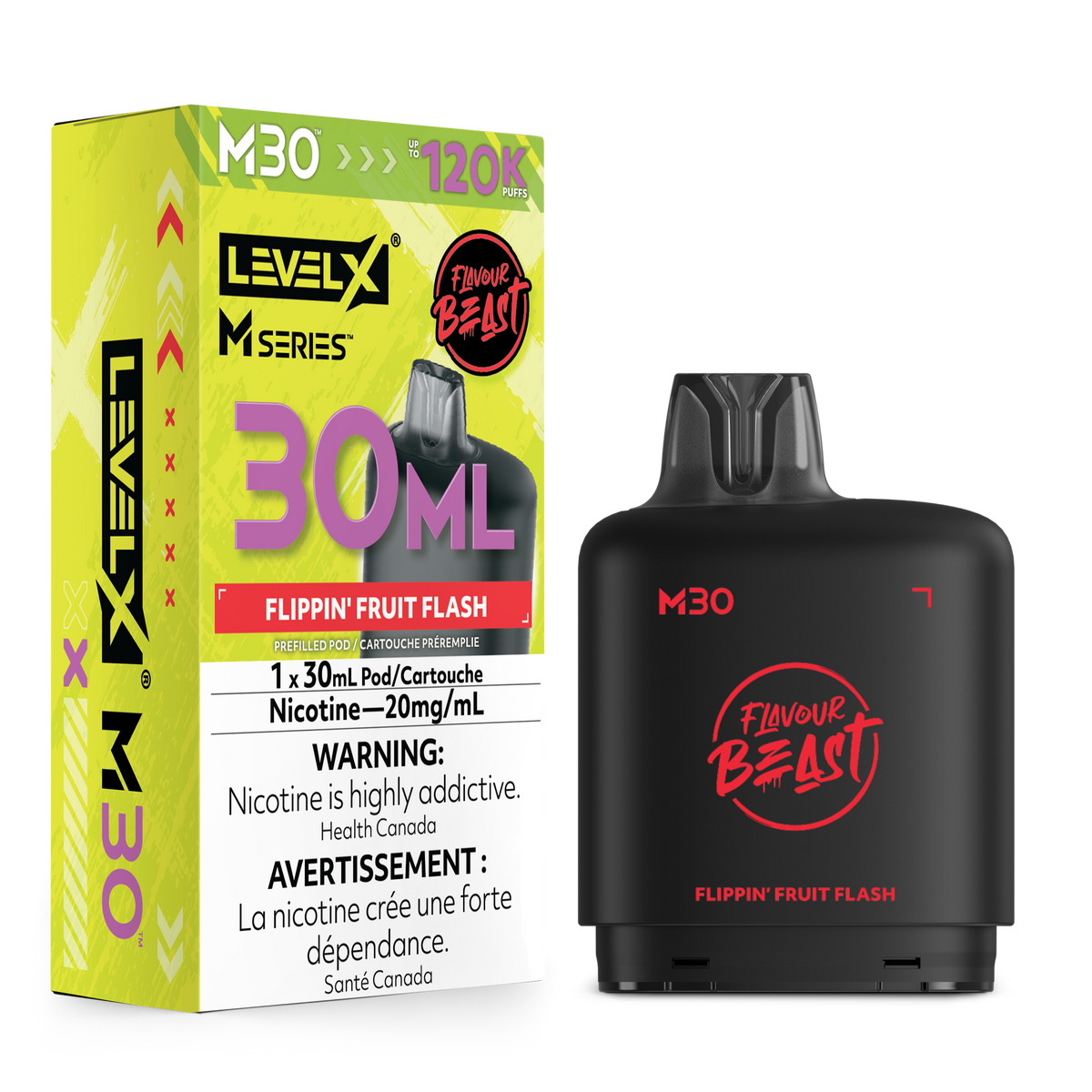 Level X M30 FB 120K - Flippin' Fruit Flash - 30mL