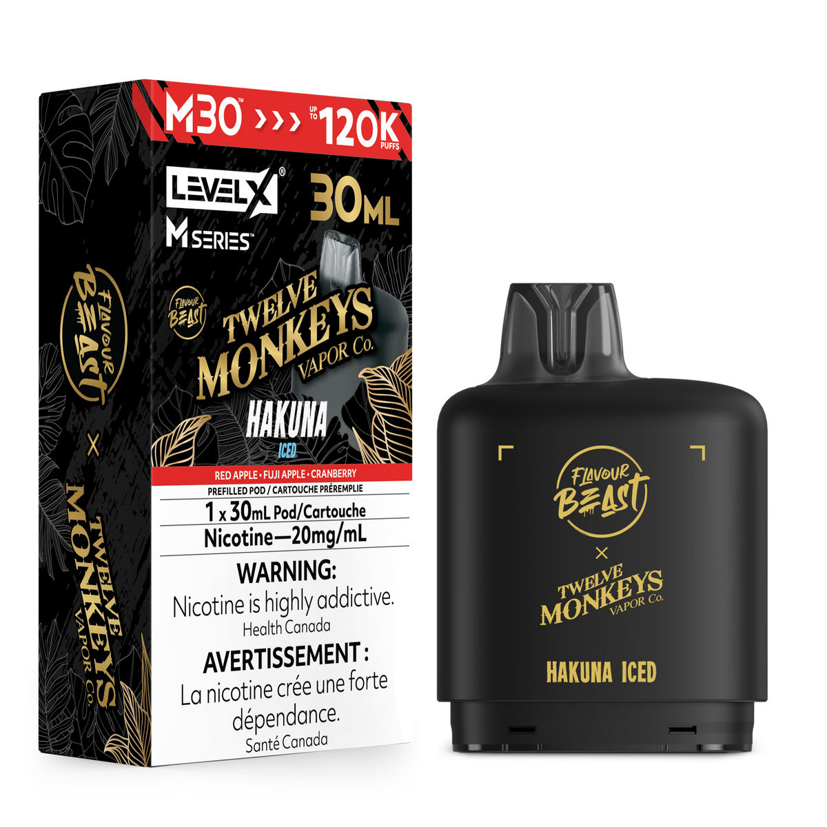 Level X M30 FB 120K. - 12M  Hakuna Iced - 30mL