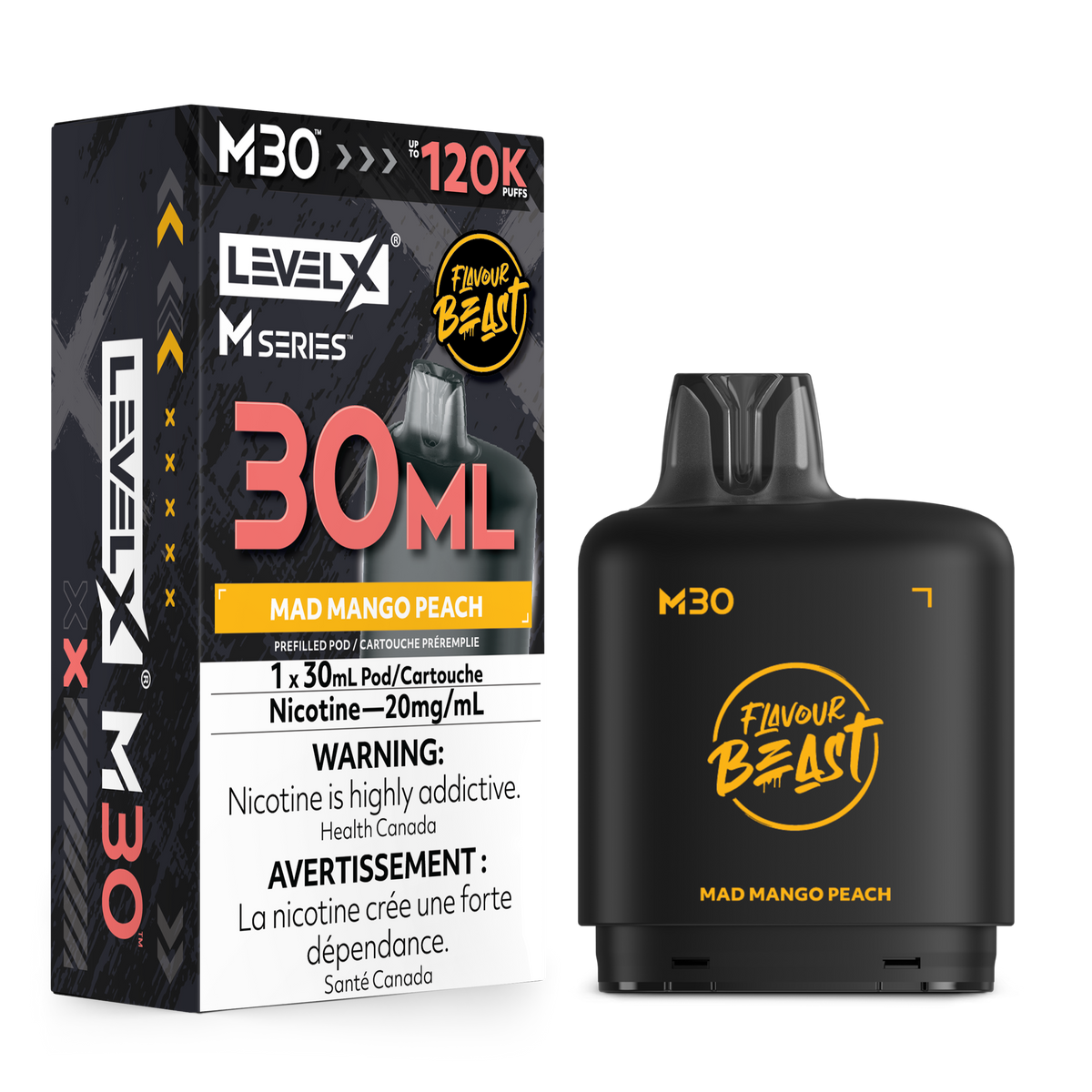 Level X M30 FB 120K - Mad Mango Peach - 30mL