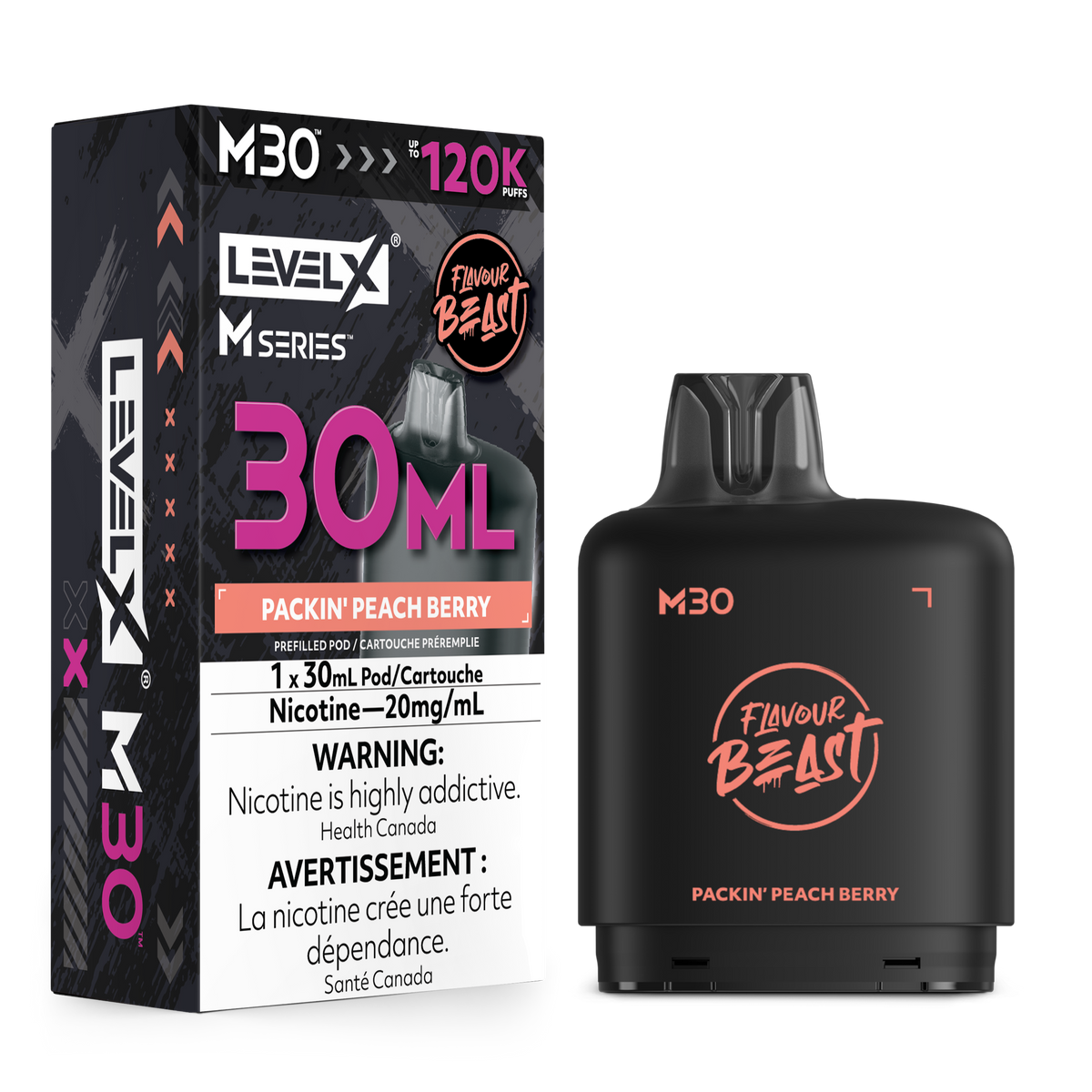 Level X M30 FB 120K - Packin' Peach Berry - 30mL