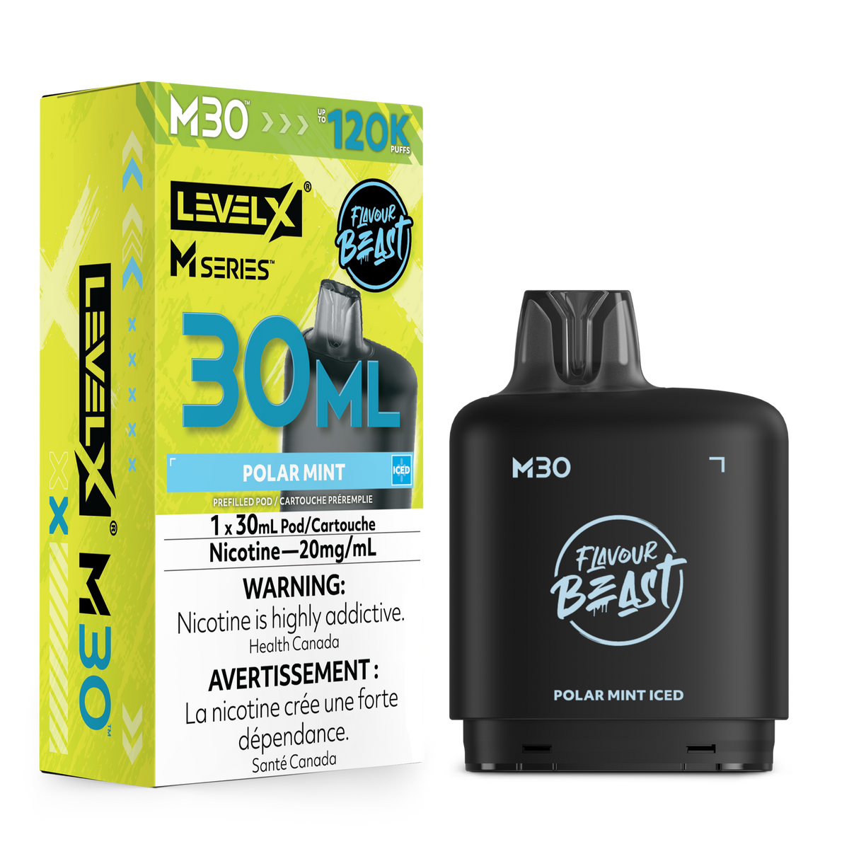 Level X M30 FB 120K - Polar Mint Iced - 30mL