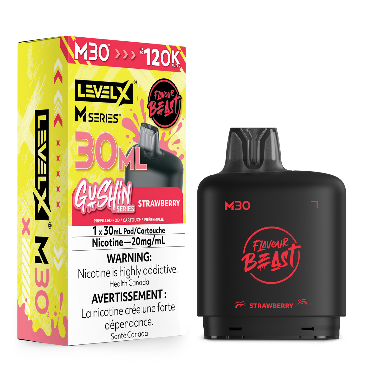 Level X M30 FB 120K. - G.S.  Strawberry - 30mL