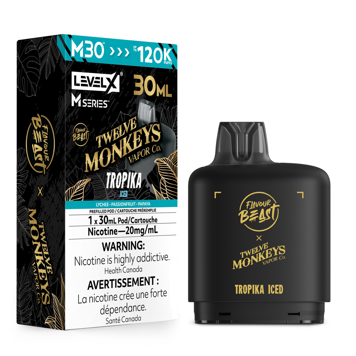 Level X M30 FB 120K. - 12M  Tropika Iced - 30mL