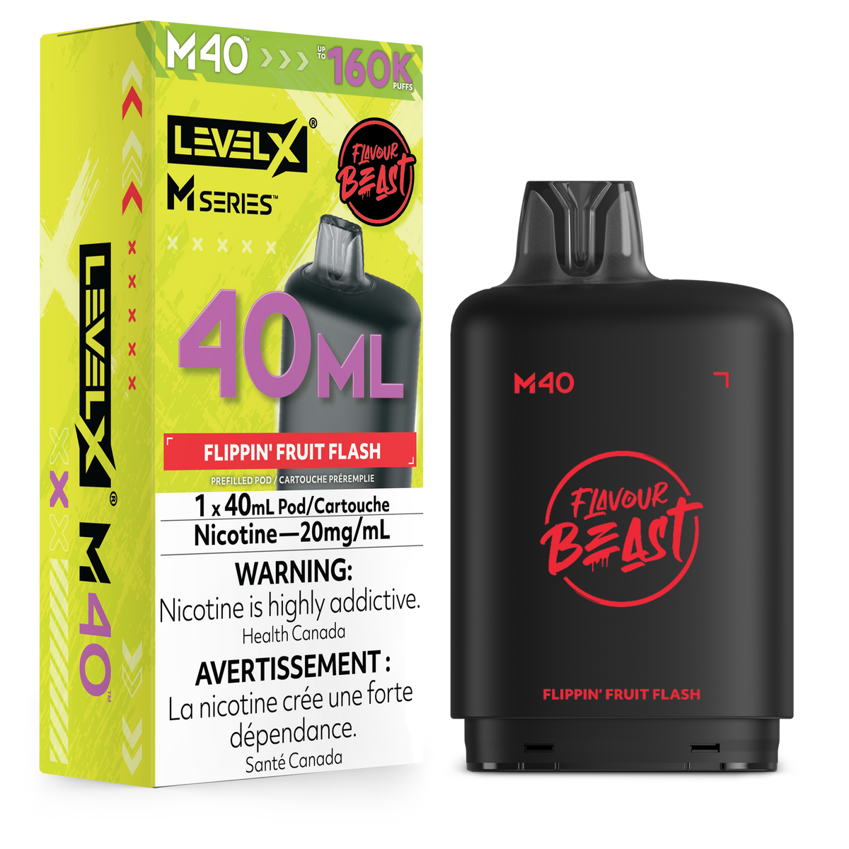 Level X Flavour Beast M40 160K - Flippin' Fruit Flash  - 40mL