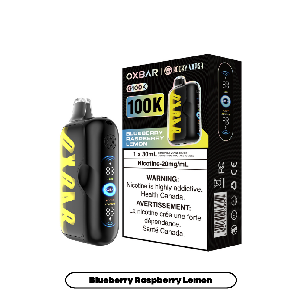 Blueberry Raspberry Lemon by OXBAR x ROCKY VAPOR G100K - 30mL