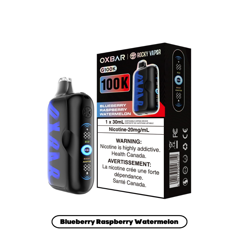 Blueberry Raspberry Watermelon by OXBAR x ROCKY VAPOR G100K - 30mL
