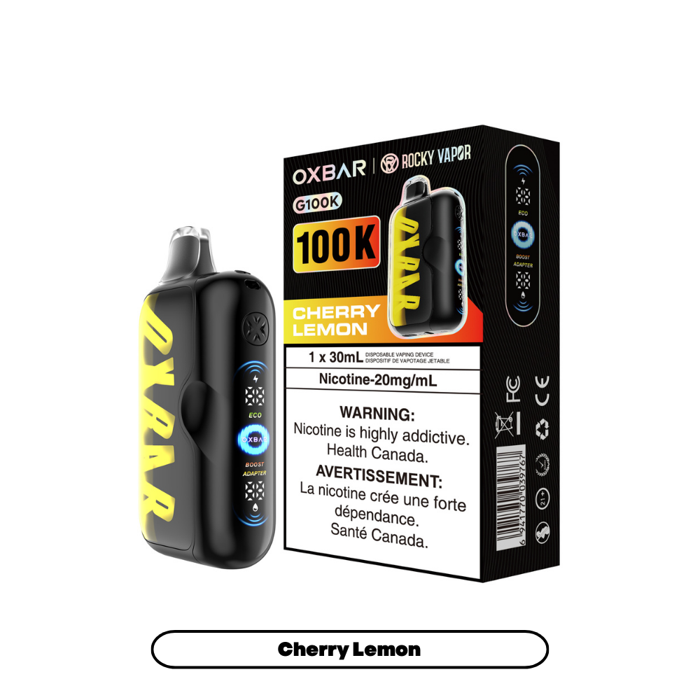 Cherry Lemon by OXBAR x ROCKY VAPOR G100K - 30mL