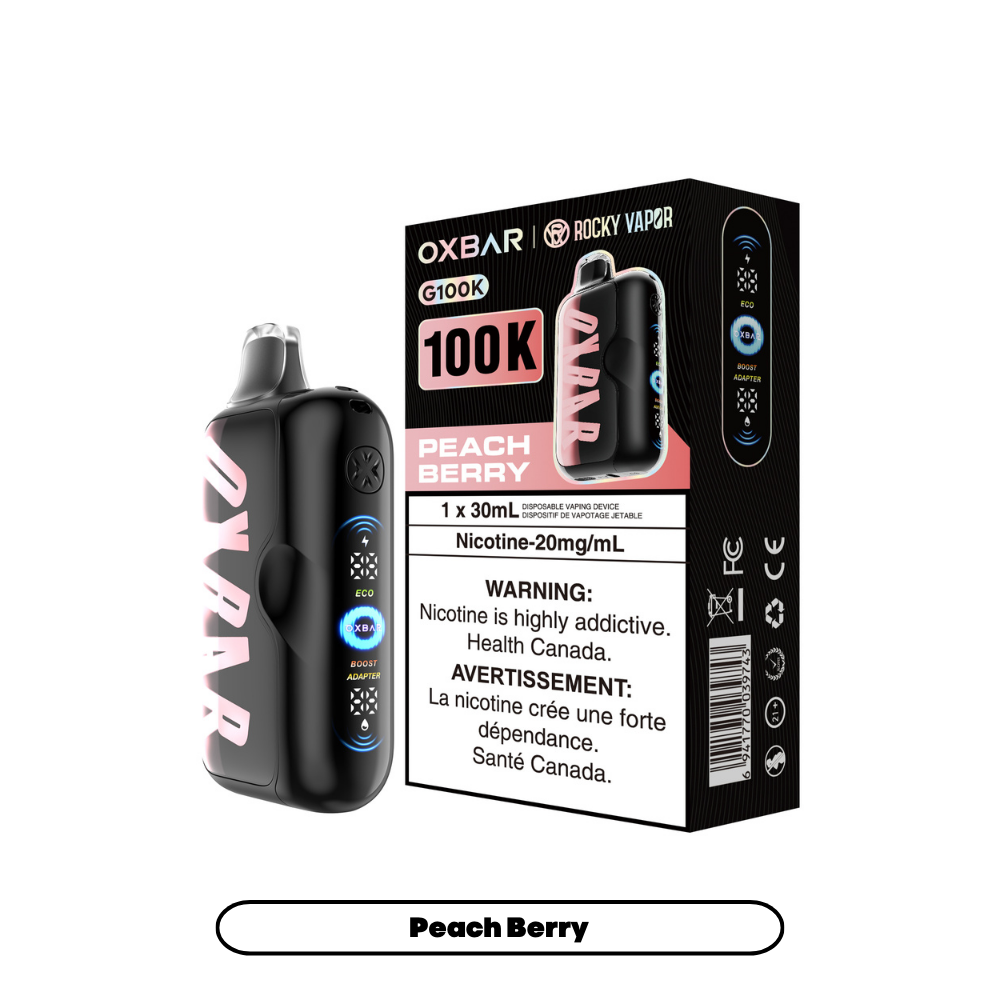Peach Berry by OXBAR x ROCKY VAPOR G100K - 30mL