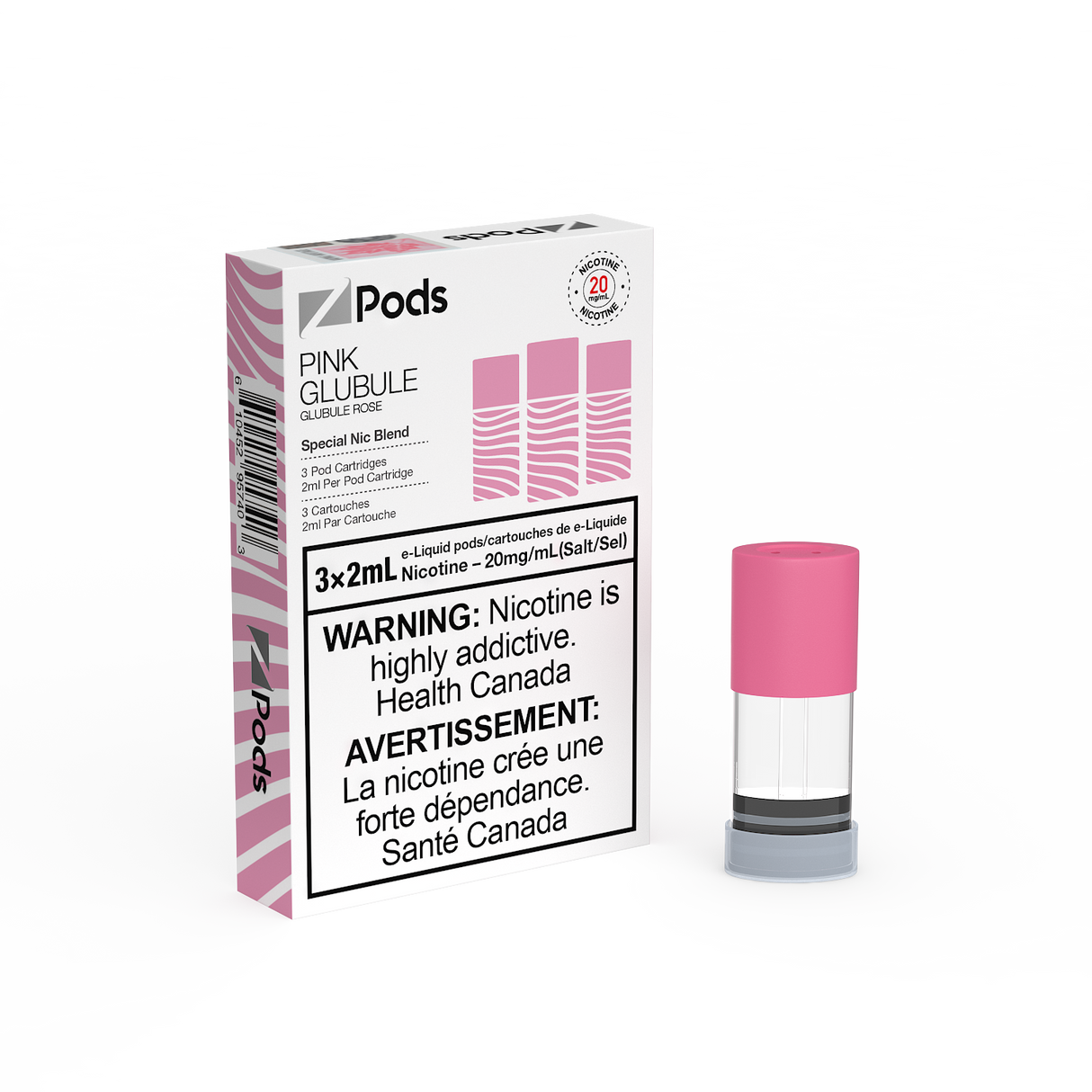Pink Glubule -  Z PODS 3pk PODS - 6mL