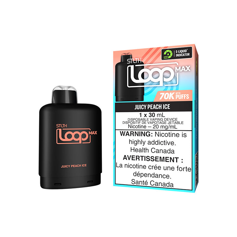 Juicy Peach Ice - STLTH LOOP MAX 70K - 30mL